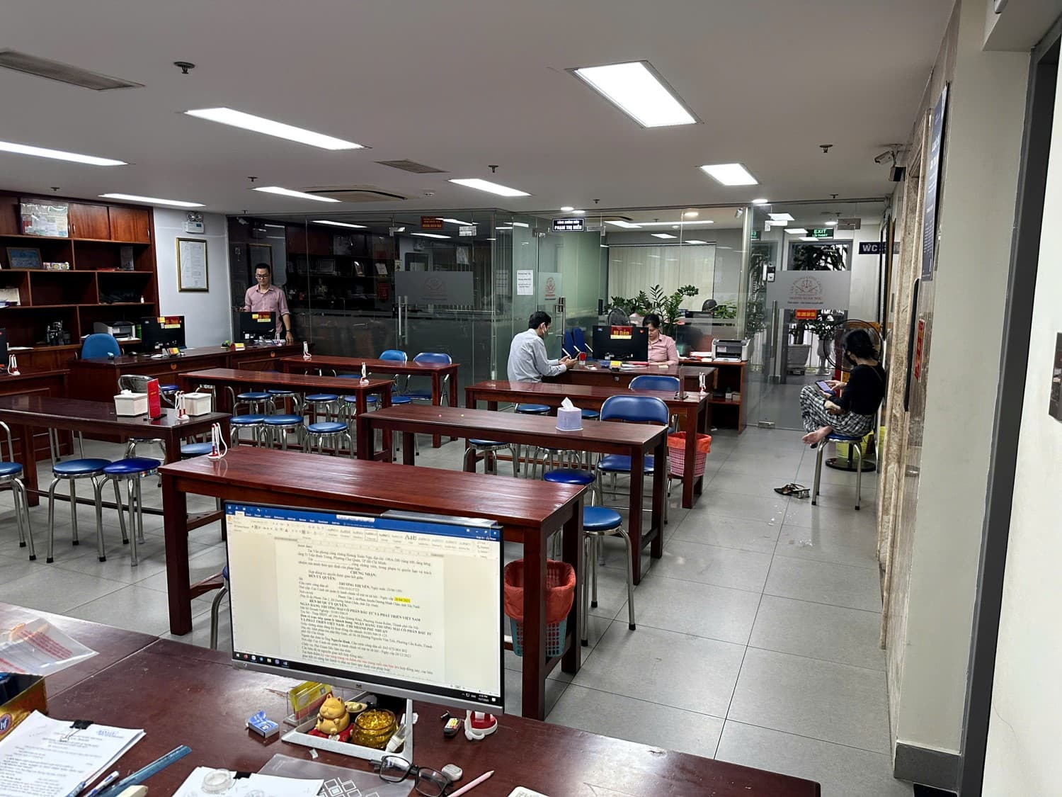 Phòng tiếp khách hàng tầng M